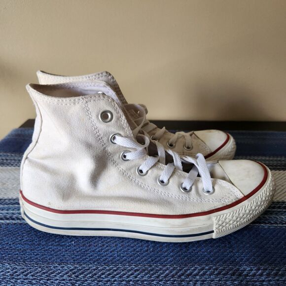 Converse Chuck Taylor All Star M7650 Optic White Unisex High Top W7 M5 - Picture 7 of 10